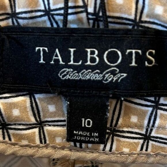 Talbots Print Cropped/Capri Pants - Size 10 - Picture 5 of 5